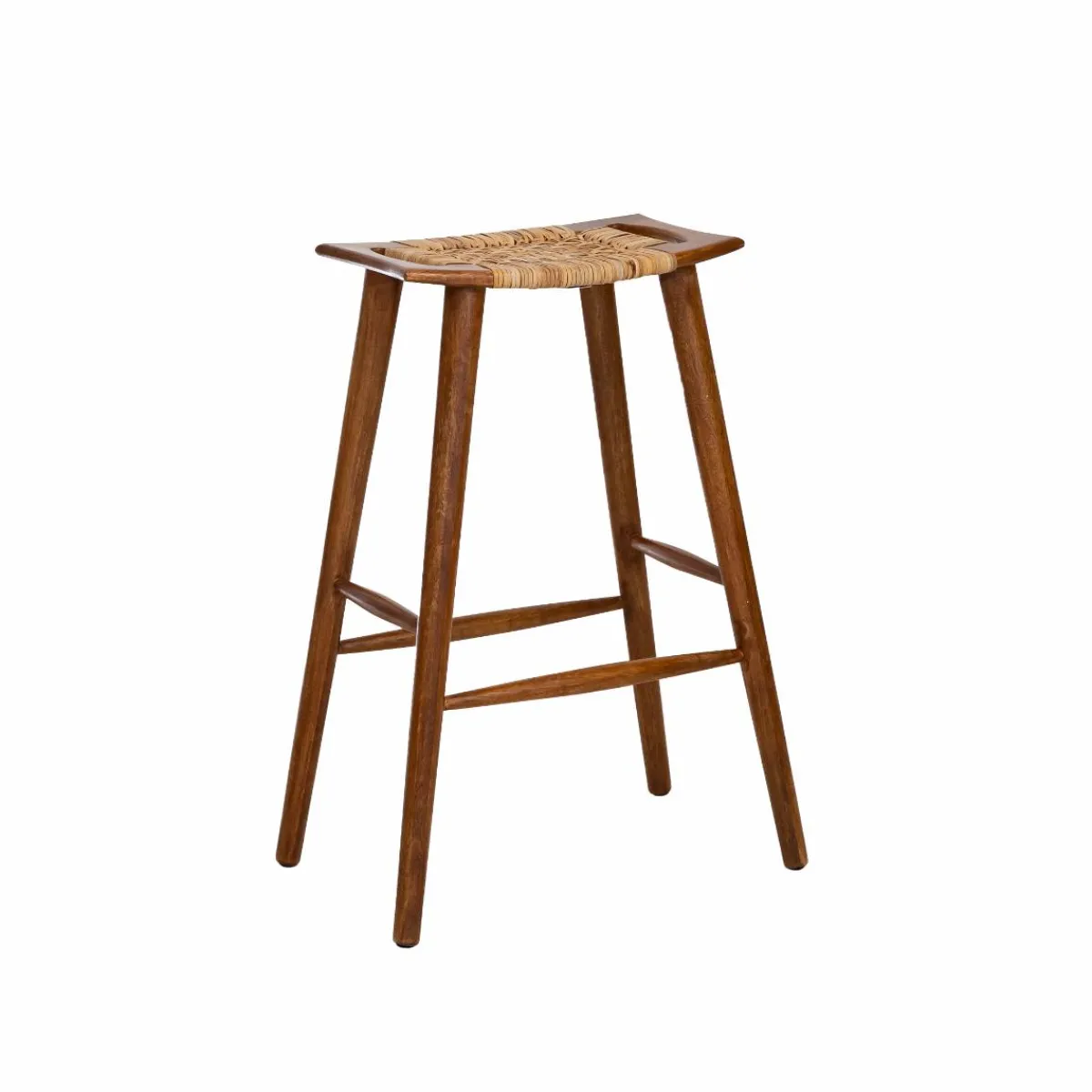 Made in Meubles Tabouret de bar en manguier Suzanna