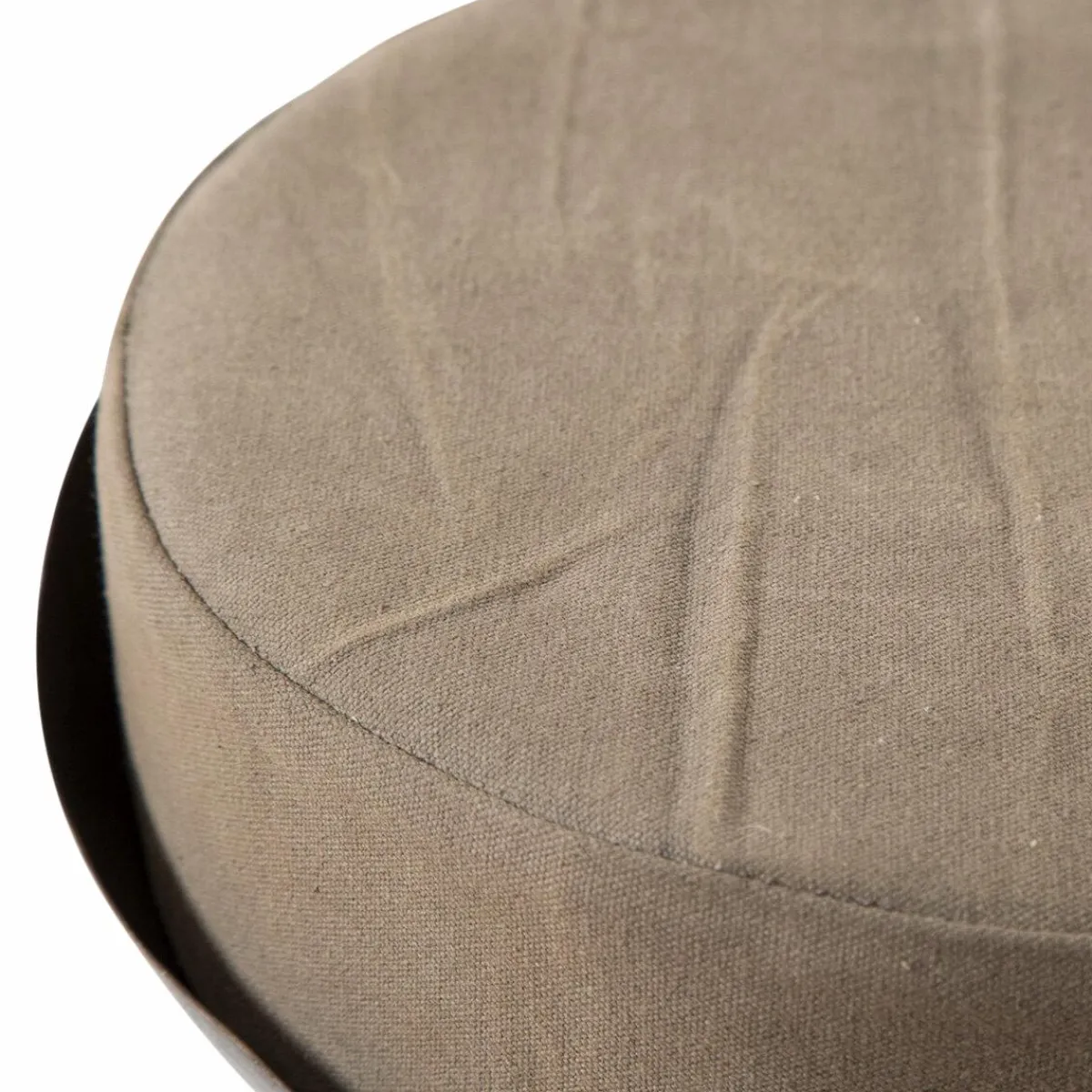 Made in Meubles Tabouret de bar en métal 1 place Grey