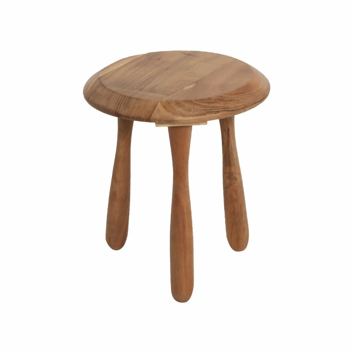 Made in Meubles Tabouret en bois d'acacia Cézanne