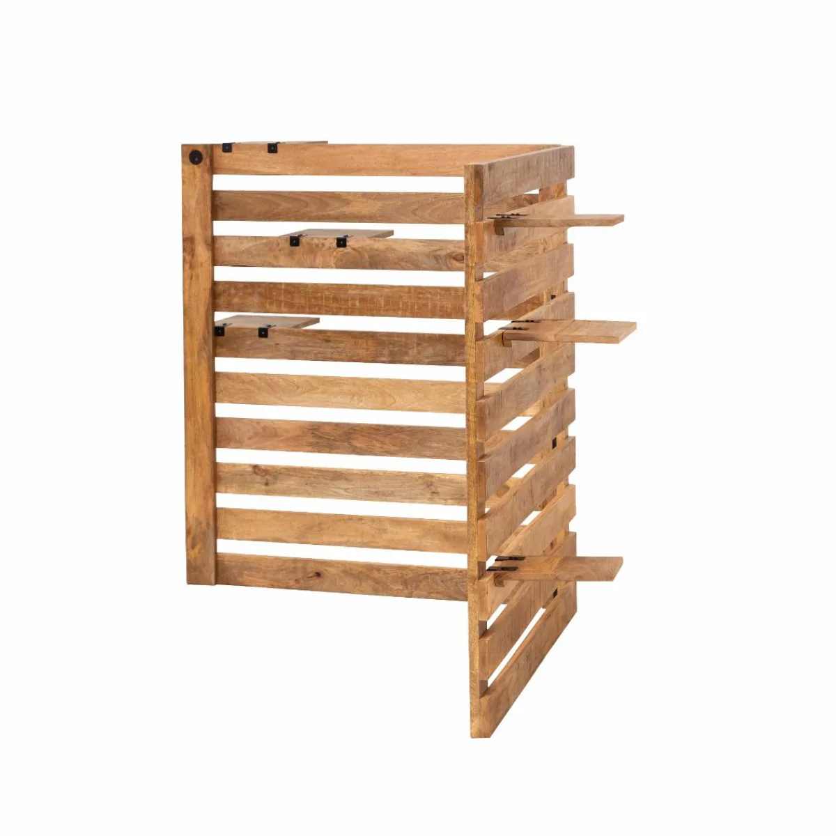 Made in Meubles Tête de lit en bois avec étagère Marais