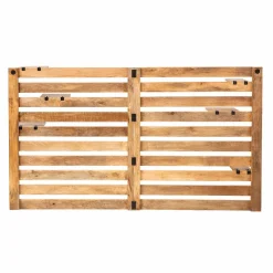Made in Meubles Tête de lit en bois avec étagère Marais