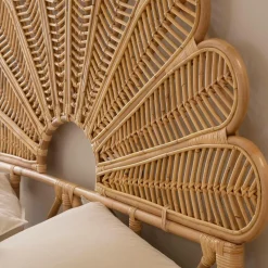 Made in Meubles Tête de lit en rotin naturel Rattan