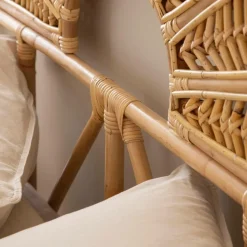 Made in Meubles Tête de lit en rotin naturel Rattan