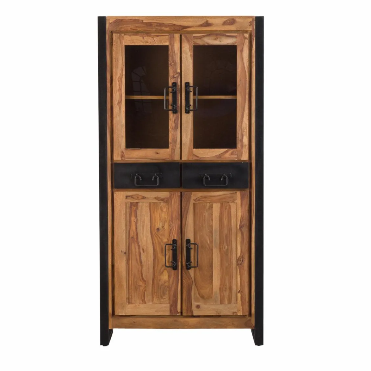 Made in Meubles Vaisselier en bois d'acacia Havana