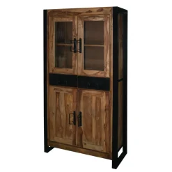 Made in Meubles Vaisselier en bois d'acacia Havana