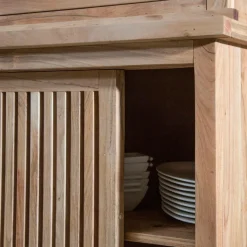 Made in Meubles Vaisselier en bois d'acacia Salta