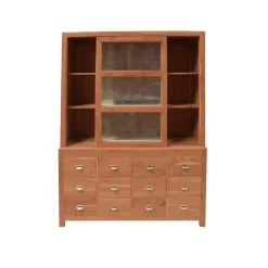 Made in Meubles Vaisselier en bois d'acacia Magda