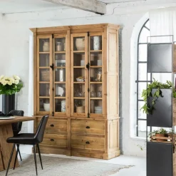 Made in Meubles Vaisselier en bois recyclé Alba
