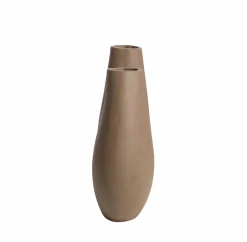 Made in Meubles Vase marron 2 tiges en aluminium Tulipa