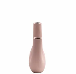 Made in Meubles Vase rose 4 tiges en aluminium Dahlia