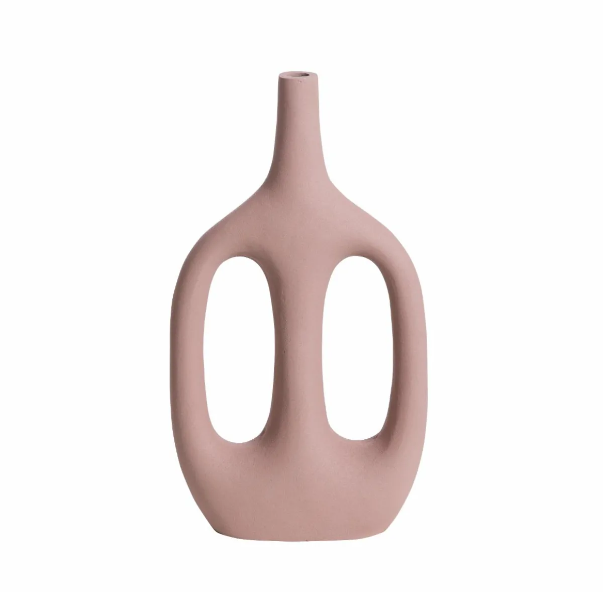 Made in Meubles Vase soliflore rose en aluminium Pivoine
