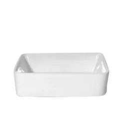 Made in Meubles Vasque rectangulaire en porcelaine Perrine
