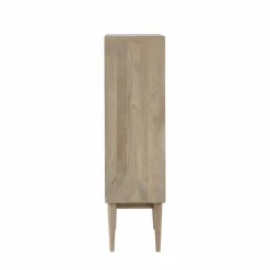 Made in Meubles Vitrine 2 portes en bois de manguier Lydia