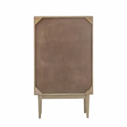 Made in Meubles Vitrine 2 portes en bois de manguier Lydia