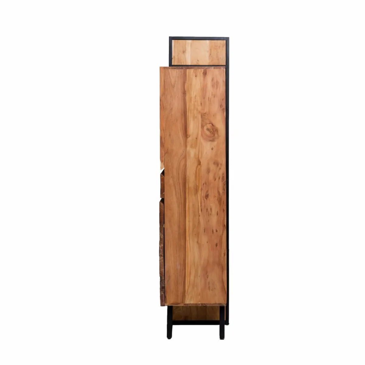 Made in Meubles Vitrine en bois d'acacia Ernest