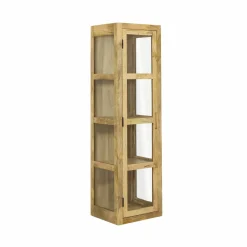 Made in Meubles Vitrine en bois de manguier Juliet