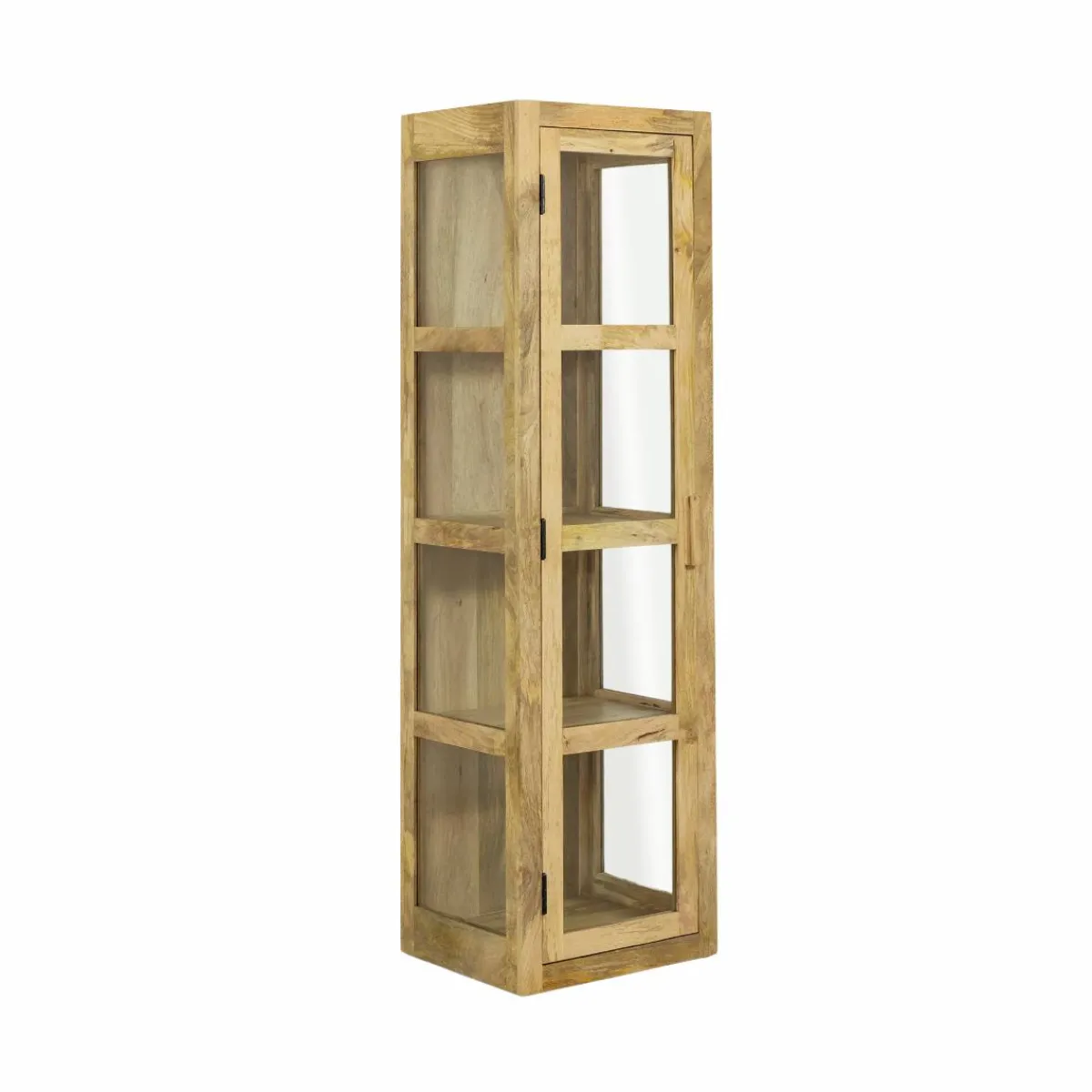 Made in Meubles Vitrine en bois de manguier Juliet
