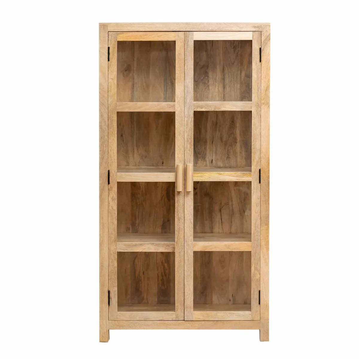 Made in Meubles Vitrine en bois de manguier Amaris