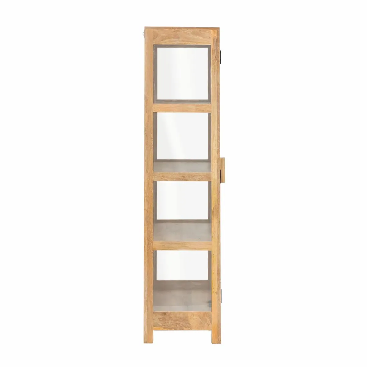 Made in Meubles Vitrine en bois de manguier Amaris