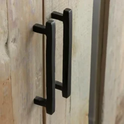 Made in Meubles Vitrine en bois recyclé Damian