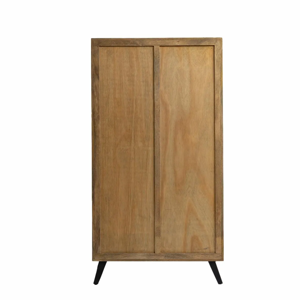 Made in Meubles Vitrine Haute en bois de de manguier Joy